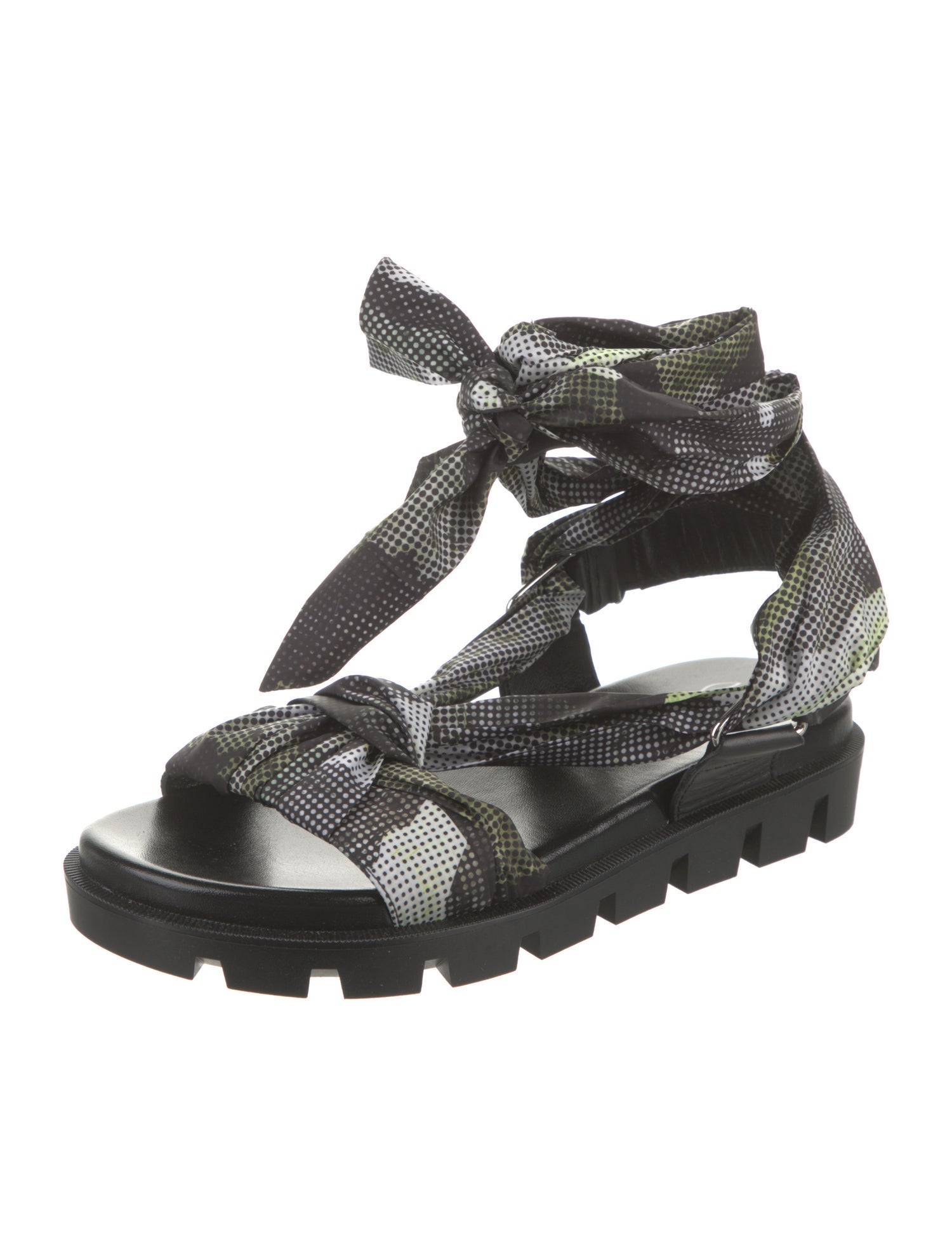 Christian Louboutin Printed Gladiator Sandals