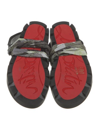 Christian Louboutin Printed Gladiator Sandals