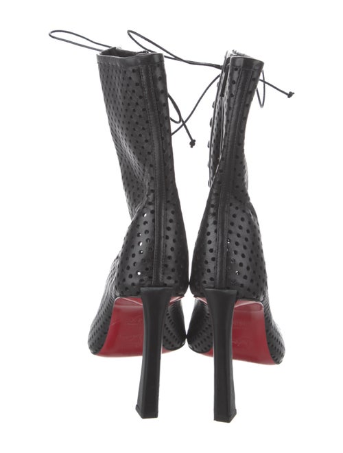 Christian Louboutin Leather Lasercut Accents Pumps