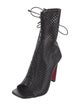 Christian Louboutin Leather Lasercut Accents Pumps