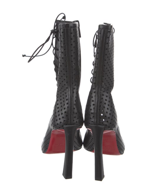 Christian Louboutin Leather Lasercut Accents Pumps