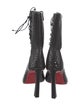Christian Louboutin Leather Lasercut Accents Pumps