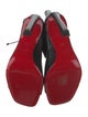 Christian Louboutin Leather Lasercut Accents Pumps