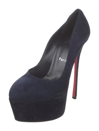 Christian Louboutin Suede Pumps
