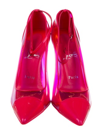 Christian Louboutin Spike Accents PVC Pumps