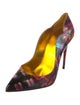 Christian Louboutin Patent Leather Printed Pumps