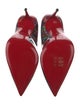 Christian Louboutin Patent Leather Printed Pumps