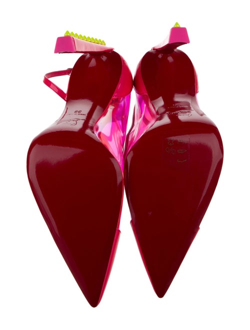 Christian Louboutin PVC Studded Accents Pumps