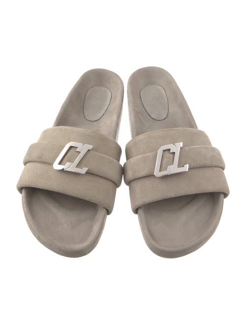 Christian Louboutin Suede Slides