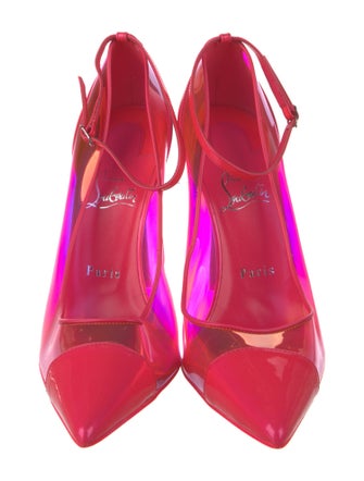 Christian Louboutin Spike Accents PVC Pumps
