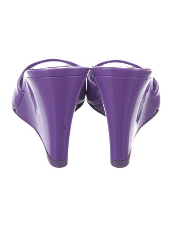 Christian Louboutin Patent Leather Slides