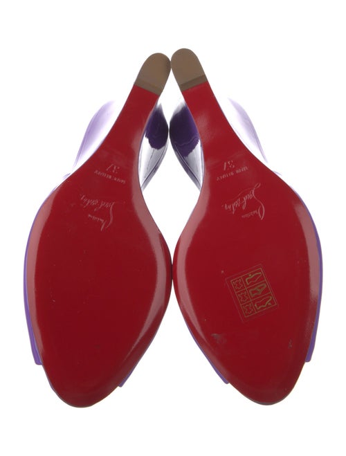 Christian Louboutin Patent Leather Slides