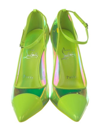 Christian Louboutin Spike Accents PVC Pumps