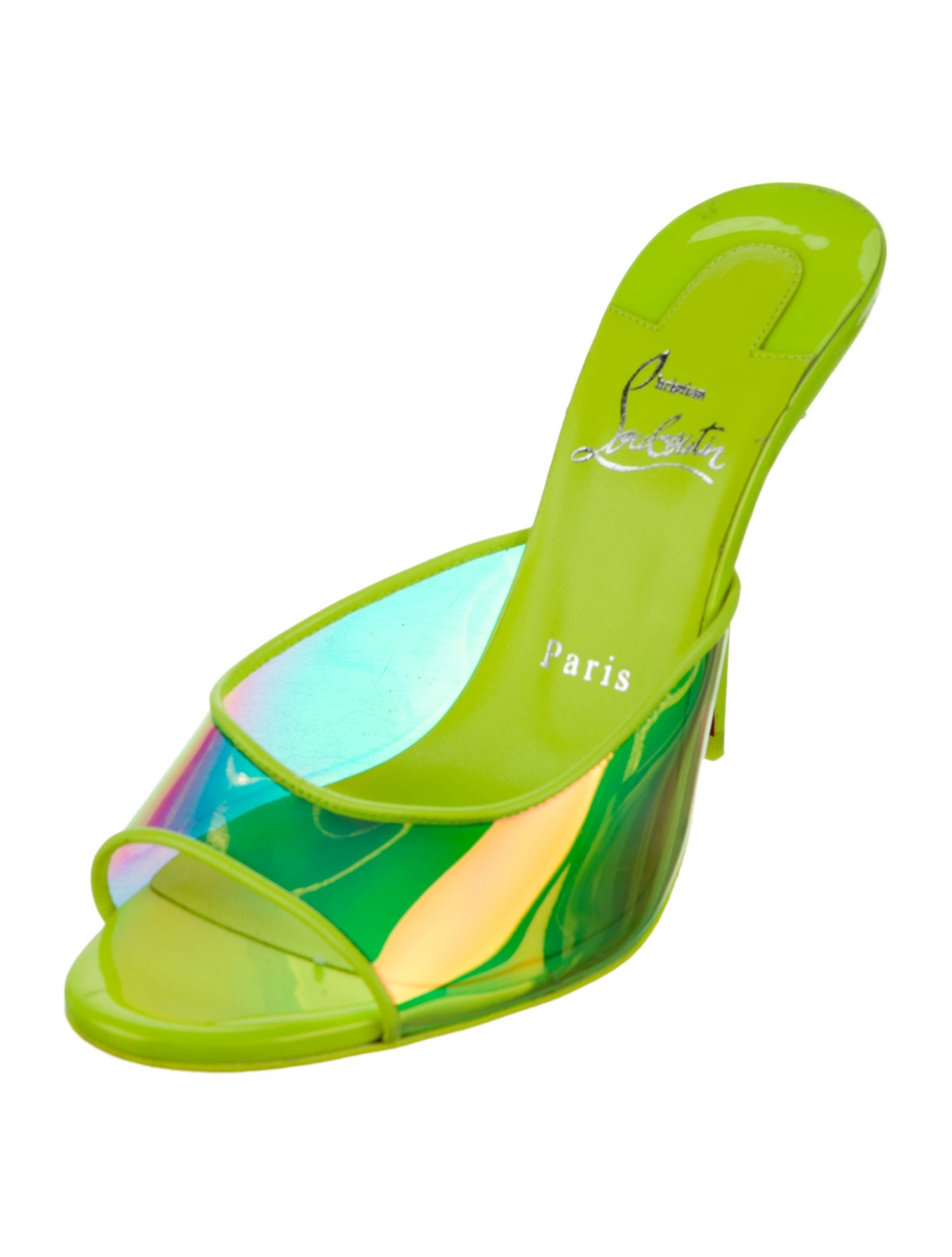 Christian Louboutin PVC Slides