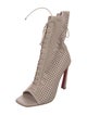 Christian Louboutin Leather Lasercut Accents Pumps