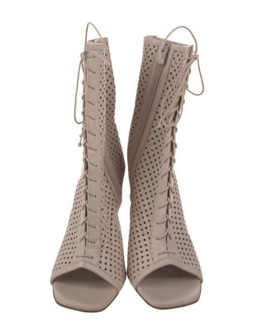 Christian Louboutin Leather Lasercut Accents Pumps