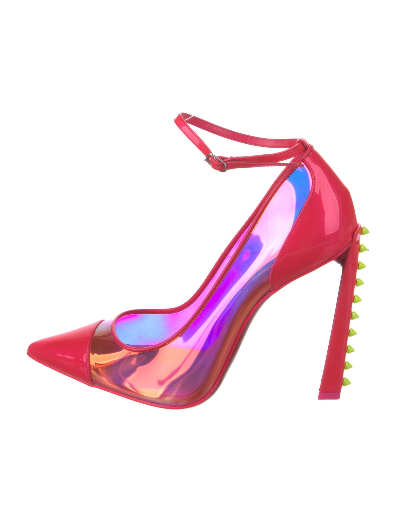 Christian Louboutin Spike Accents PVC Pumps