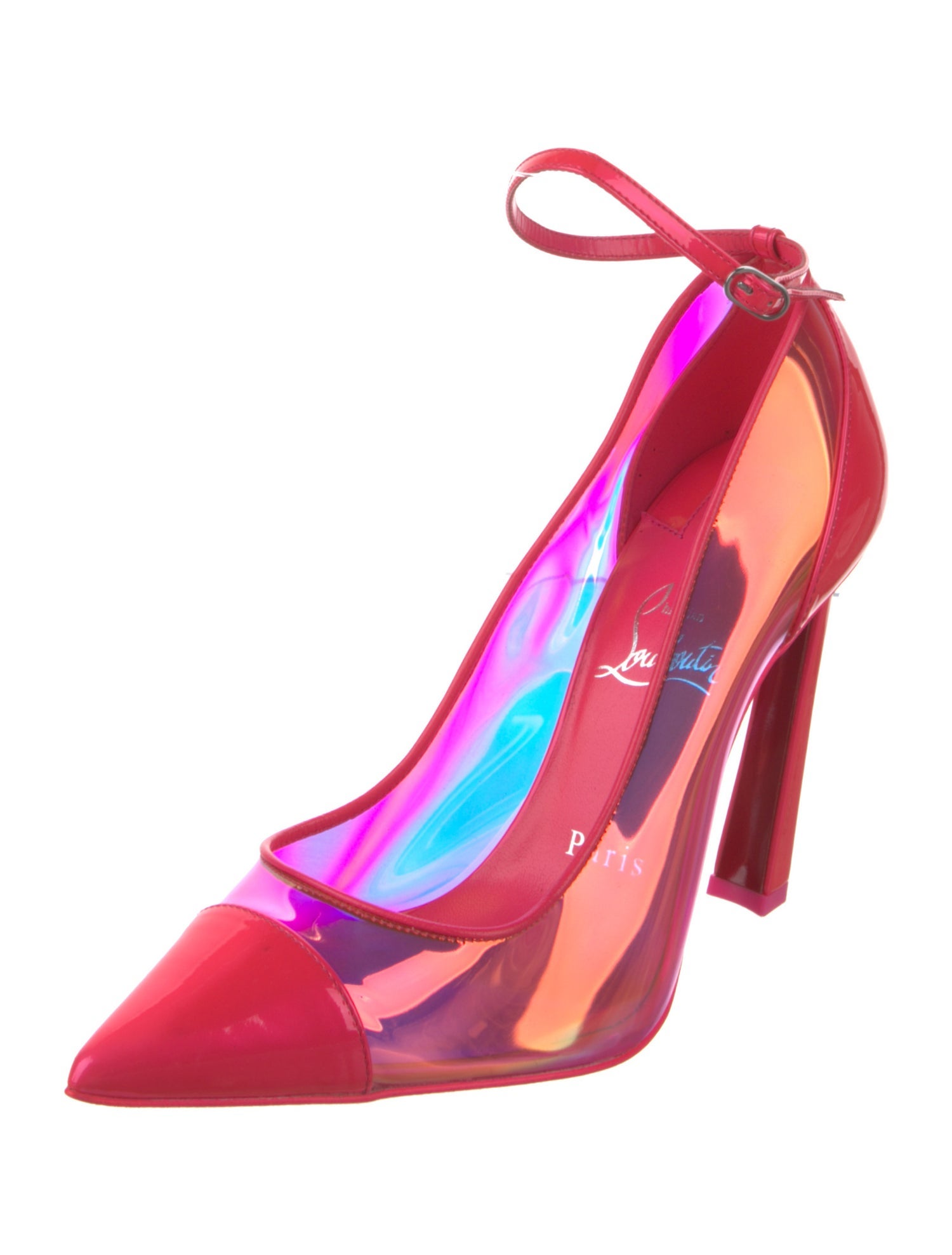 Christian Louboutin Spike Accents PVC Pumps