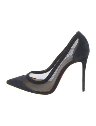 Christian Louboutin Mesh Mesh Accents Pumps