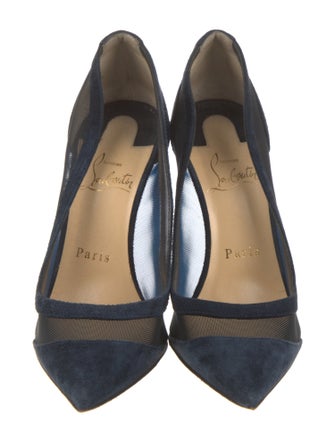 Christian Louboutin Mesh Mesh Accents Pumps