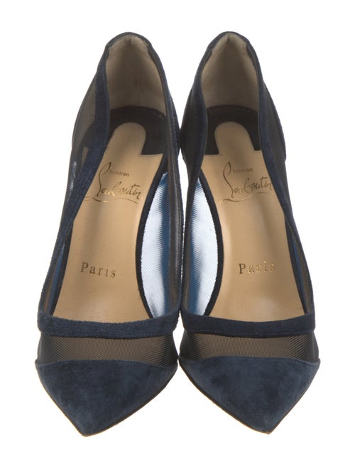 Christian Louboutin Mesh Mesh Accents Pumps