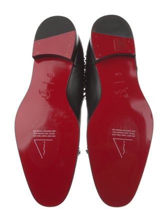 Christian Louboutin Spike Accents Leather Chelsea Boots