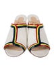 Christian Louboutin Leather Printed Slides