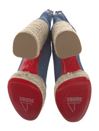 Christian Louboutin Denim Boots
