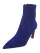Christian Louboutin Suede Sock Boots