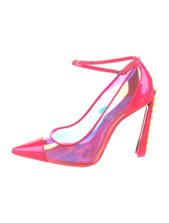 Christian Louboutin Spike Accents PVC Pumps