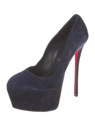 Christian Louboutin Suede Pumps