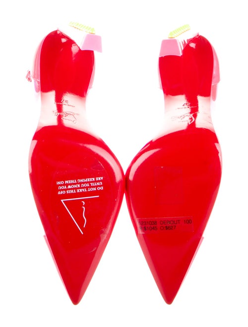 Christian Louboutin Spike Accents PVC Pumps