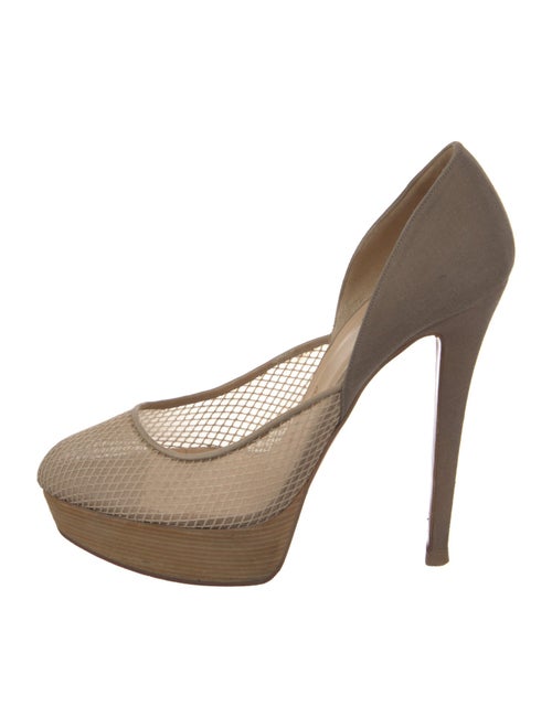 Christian Louboutin Mesh D'Orsay Pumps