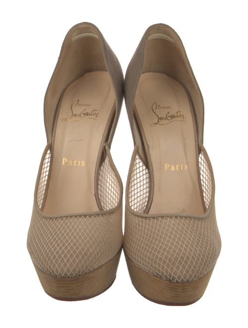 Christian Louboutin Mesh D'Orsay Pumps