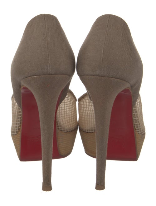 Christian Louboutin Mesh D'Orsay Pumps