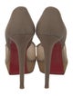 Christian Louboutin Mesh D'Orsay Pumps