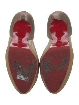 Christian Louboutin Mesh D'Orsay Pumps