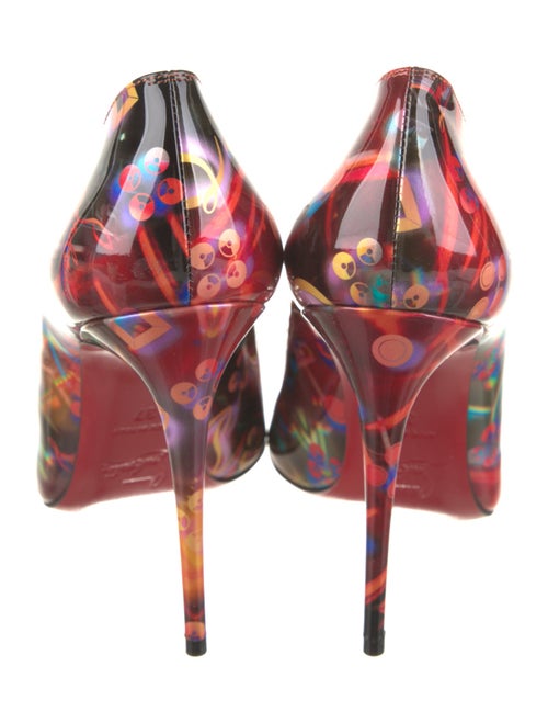 Christian Louboutin Patent Leather Printed Pumps