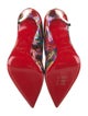 Christian Louboutin Patent Leather Printed Pumps