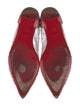 Christian Louboutin Mesh Glitter Accents Ballet Flats