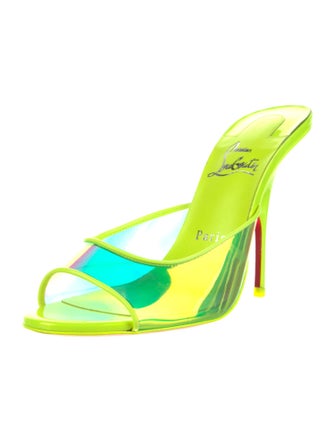 Christian Louboutin Patent Leather Slides