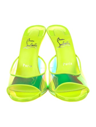 Christian Louboutin Patent Leather Slides