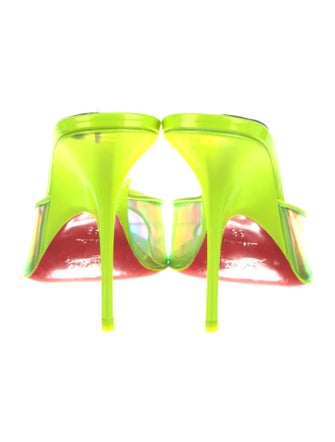 Christian Louboutin Patent Leather Slides