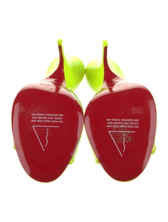 Christian Louboutin Patent Leather Slides