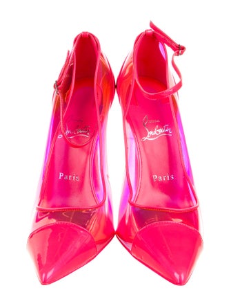 Christian Louboutin PVC Studded Accents Pumps