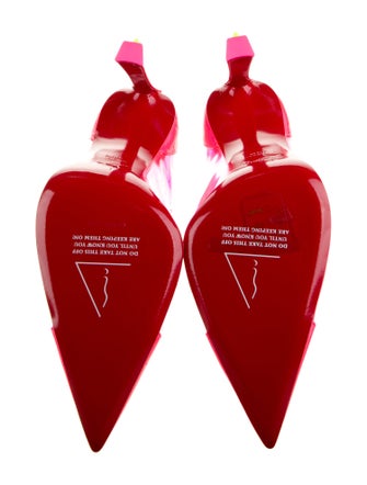 Christian Louboutin PVC Studded Accents Pumps