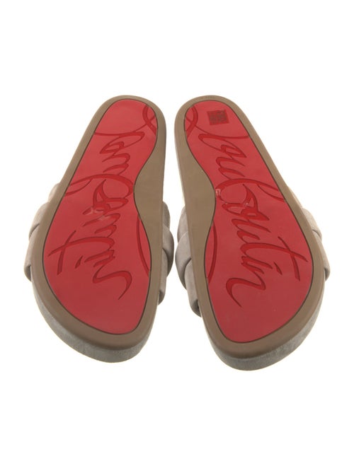 Christian Louboutin Suede Slides