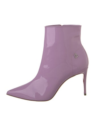 Christian Louboutin Patent Leather Sock Boots