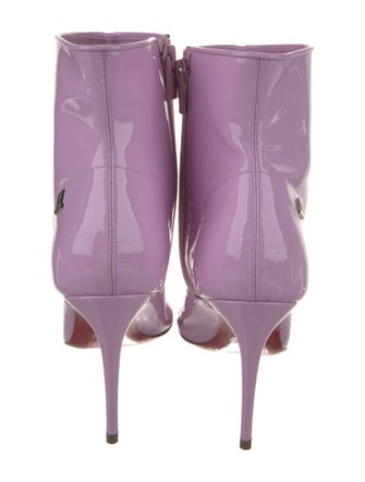 Christian Louboutin Patent Leather Sock Boots