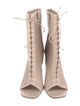 Christian Louboutin Leather Lace-Up Boots